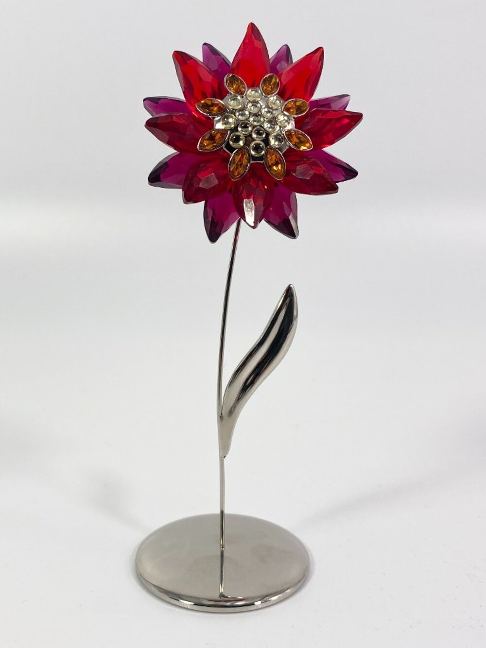Swarovski PARADISE FLOWERS – DOMONI LIGHT SIAM flower # 848452 NO BOX